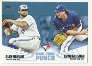 2023 TOPPS BASEBALL - ALEK MANDOAH / KEVIN GAUSMAN - ONE-TWO PUNCH - #9 - BLUE - Picture 1 of 1