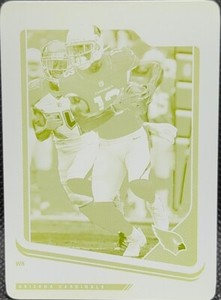 JARON BROWN 2018 Panini Score PRINTING PLATE SP #1/1 Cardinals Seahawks One of