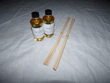 THYMES MAGNOLIA FIG & VETIVER REED DIFFUSER OIL REFILL & REED STICKS LOT 2 NEW