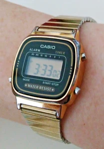 Vintage CASIO Damenuhr, Mod. LA670WE, Datums-, Alarm-, Stoppfunktionen - Bild 1 von 11