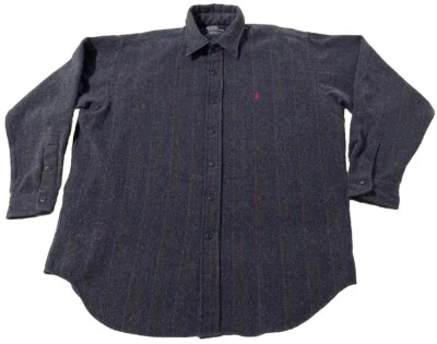 Polo Ralph Lauren Lowell Sport Wool Blend Shirt Men's Large Button Up Vintage - Image 1 of 4