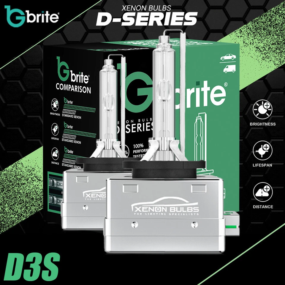 *2x D3S Xenon Bulbs Audi A3 A4 A5 Q7 Bi Genuine Oem White Gas Discharge S3 Rs3 - Image 1 of 4