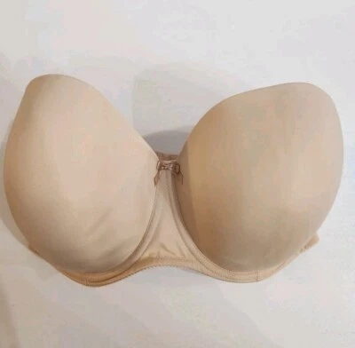 Freya женщин деко UW литой бюстгальтер без бретелек, размер 36I в обнаженном цвете. - Изображение 1 из 4