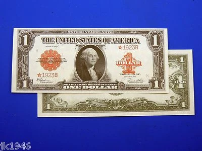 Reproducción $1 1923 LT Papel moneda de Estados Unidos copia Foto 1 de 3