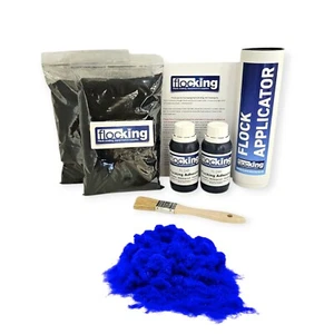 Kit Flocado Eléctrico Azul - Paquete Doble Rally Show Car Project Van - Imagen 1 de 2