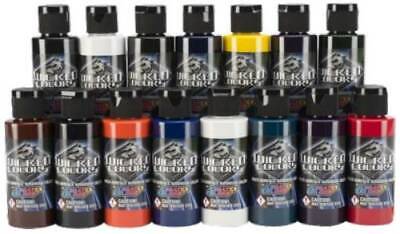 Airbrush Paint -  Createx Wicked Detail Pro Set 17 X 2oz (60ml) Bottles • 174.08€