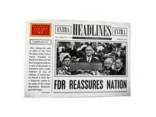 2012 Panini Golden Age Headlines #3 Franklin D. Roosevelt  