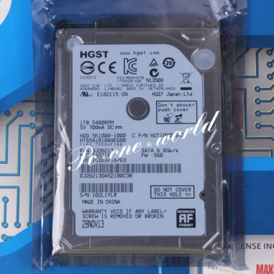 100% OK HTS541010A9E680 HITACHI 1 TB 2.5" 5400 RPM 8 MB SATA Hard Disk HDD - Image 1 of 2