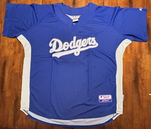 LA DODGERS Woods #11 BASEBALL JERSEY Blue MAJESTIC Coolbase PULLOVER XXL MLB - Picture 1 of 7