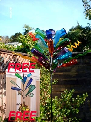 Mothers Day Bottle tree Love Bundle -Free Hanging Porch included -Wine Stakes - Image 1 of 4