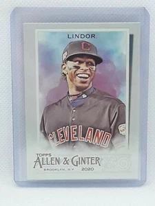 Francisco Lindor 2020 Topps Allen & Ginter Baseball - #93 - Cleveland Indians - Picture 1 of 2