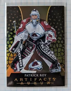 *USED - Scratched* PATRICK ROY 2023-24 Artifacts Aurum Bounty #A-48 upper deck - Picture 1 of 2