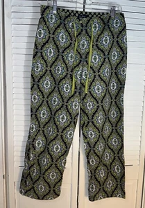 Pantalón Pijama Vera Bradley Talla Pequeña Azul Verde Pana Tapiz Vera - Imagen 1 de 8