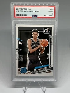 2023-24 Panini Donruss - Rated Rookie #220 Victor Wembanyama (RC) PSA 9 Mint - Picture 1 of 2