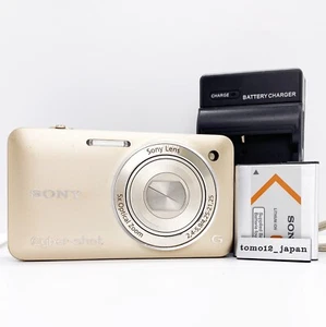 Sony Cyber-Shot DSC-WX5 oro 12,2 MP 5x zoom fotocamera digitale giapponese spedizione 1 giorno - Foto 1 di 14