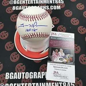Trevor Hoffman Signed OMLB Baseball HOF Inscription Autographed Padres JSA COA - Picture 1 of 4