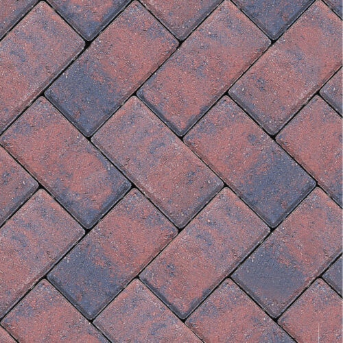 50mm Block Paving Brick  Pavior - Brindle (Per M2 - 50 blocks) Min 5m2 for del