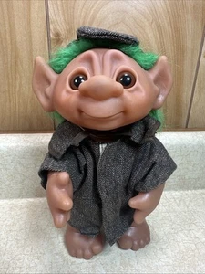 Vintage Dam Troll Sherlock Holmes 1977 W/ Hat! - Picture 1 of 5