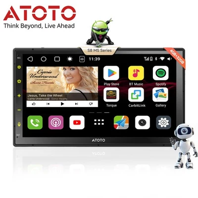 ATOTO S8 7" AI Android Autoradio 2 Bluetooth 4G LTE integrato Carplay 4+32G GPS - Immagine 1 di 4