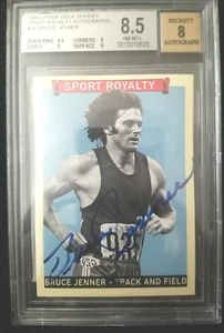 2008 Upper Deck Goudey Sport Royalty Autograph Bruce Jenner BGS 8.5 9 Autograph - Picture 1 of 2