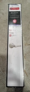 NEW Delta Becker 24 Brushed Nickel Towel Bar - Spotshield Finish Brushed Nickel - Picture 1 of 4