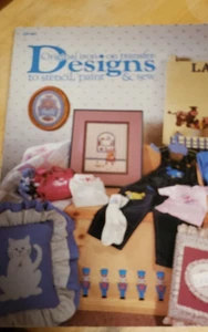 Original Iron On Transfer Designs to Stencil Paint & Sew Book GP-481 - Bild 1 von 2
