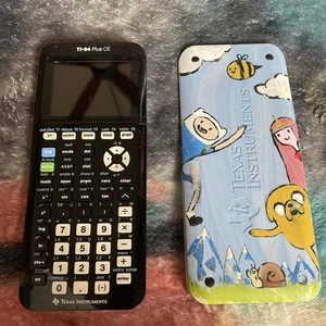Texas Instruments TI-84 PlusCE Color Graphing Calculator Black-Used READ SEE PIC - Picture 1 of 6