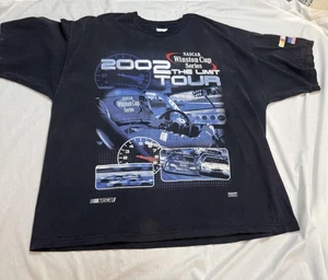 Vintage NASCAR Winston Cup Series Shirt Mens XL 2002 The Limit Tour Racing 2000s - Picture 1 of 16