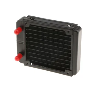 Aluminium Computer CPU 10 Rohre Wasserkühlung Heizkörper System 120mm - Afbeelding 1 van 7