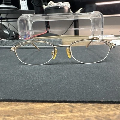 Marco de gafas Sophia Loren M163 Zyloware 057 para mujer metal dorado medio borde 49-19 Foto 1 de 4