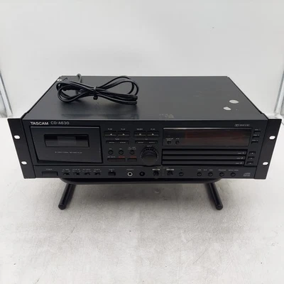 Tascam CD-A630 Cassette Tape Player & 3 CD Changer - READ DESC- - Image 1 of 4