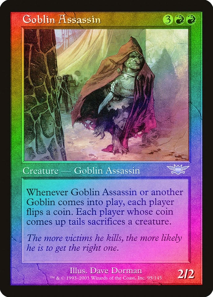 Goblin Assassin FOIL Legions NM Red Uncommon MAGIC THE GATHERING CARD ABUGames - Image 1 of 1
