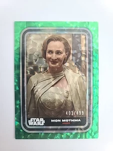 2023 Topps Star Wars Green Foil 401/499 Mon Mothma #68 - Bild 1 von 3