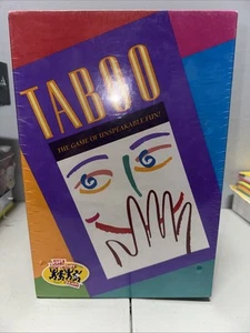 Vintage 1989 Milton Bradley Taboo Board Game NEW In Sealed Box - Picture 1 of 2