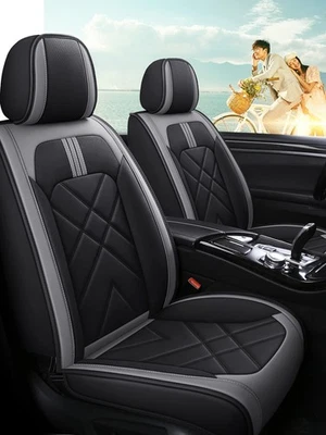 Juego completo de 5 fundas de asiento de cuero para coche MAZDA almohadilla protectora de cojín delantero trasero Foto 1 de 4