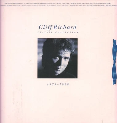 Cliff Richard Private Collection double LP vinyl UK Emi 1988 in textured - Image 1 of 3