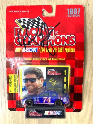 1997 Racing Champions Randy Lajoie #74 Car - New - Autographed - No COA - Image 1 of 3