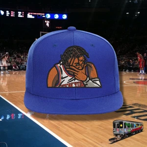 Royal Blue NY J. Brunson Snapback Hat - Picture 1 of 2