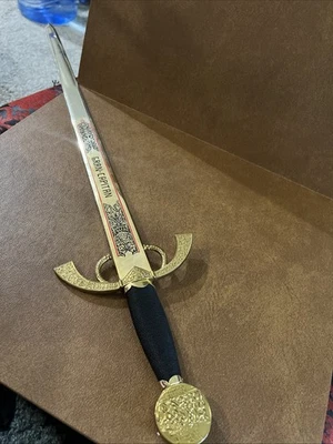 托莱多 西班牙 Gran Capitan 中世纪风格剑 中世纪制造 29H — 第 1/4 张图片