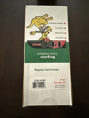 VTG • Pro-Mold • Hard Case Card Holder Unopened Box Of 20 - Vintage Size - Image 1 of 4