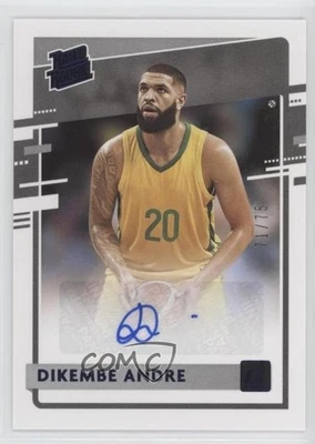 2021-22 Chronicles Draft Picks Donruss Rated Rookie Blue /75 Dikembe Andre Auto - Image 1 of 2