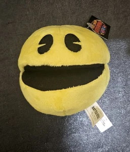 Pac-Man Plush Toy Factory 4.6” Battle Royale Chompionship NWT Yellow Mr. Pacman - Picture 1 of 2