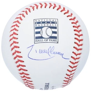 Randy Johnson Arizona Diamondback Signed MLB Hall Of Fame Logo Baseball Fanatics - Picture 1 of 1