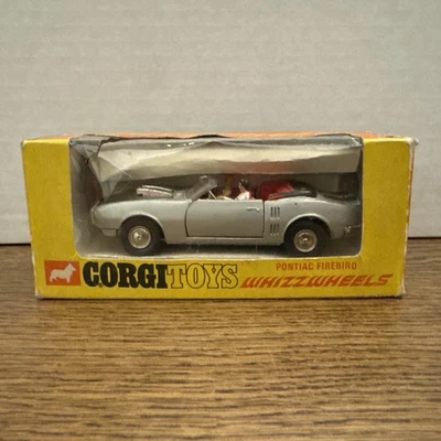 Corgi Toys Whizz Wheels #343 Pontiac Firebird Convertible Vintage With Box - Image 1 of 4