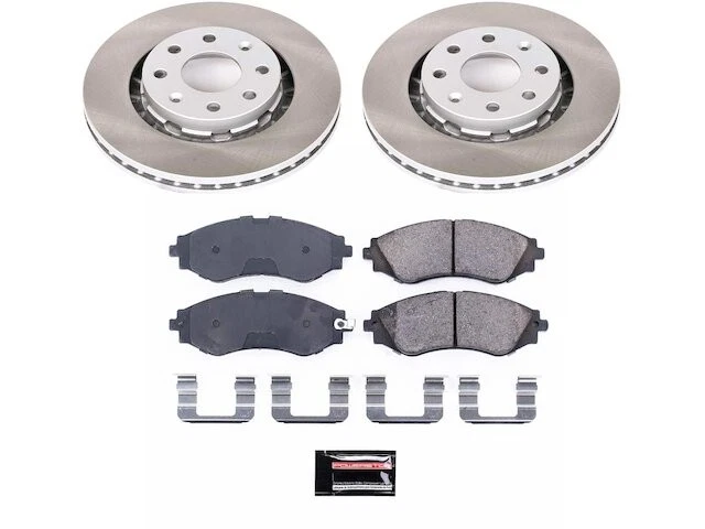 Kit de pastillas de freno delanteras y rotor para Chevy Pontiac Aveo Aveo5 Spark EV G3 BJ33Q6 Foto 1 de 1