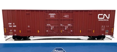 HO ATHEARN 75080 60' GUNDERSON DOUBLE DOOR BOX CAR CANADIAN NATIONAL CN DWC - Image 1 of 2