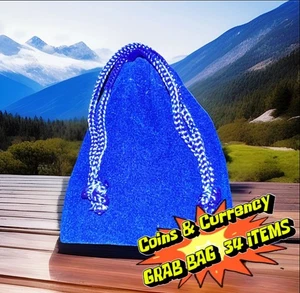 🔥 ESTATE STYLE COINS & CURRENCY GRAB BAG 🔥 OVER 34+ ITEMS IN EVERY BAG - Picture 1 of 1