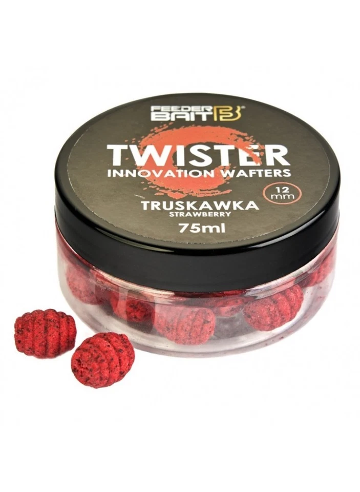 FeederBait Twister Wafter 12mm Erdbeere Karpfen Method Feeder Köder - Bild 1 von 1
