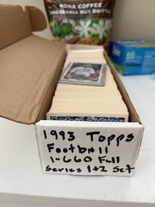 1993 Topps Fußball Komplettsatz 660 Karten mit Bettis Bledsoe RCs, Ser 1 2 - Bild 1 von 1