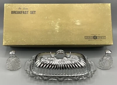 Juego de desayuno Forman Family De Luxe de colección con plato de mantequilla, salero y pimentero Foto 1 de 4